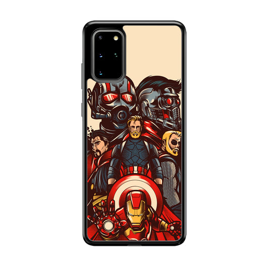 Avenger Ironman and Team Samsung Galaxy S20 Plus Case