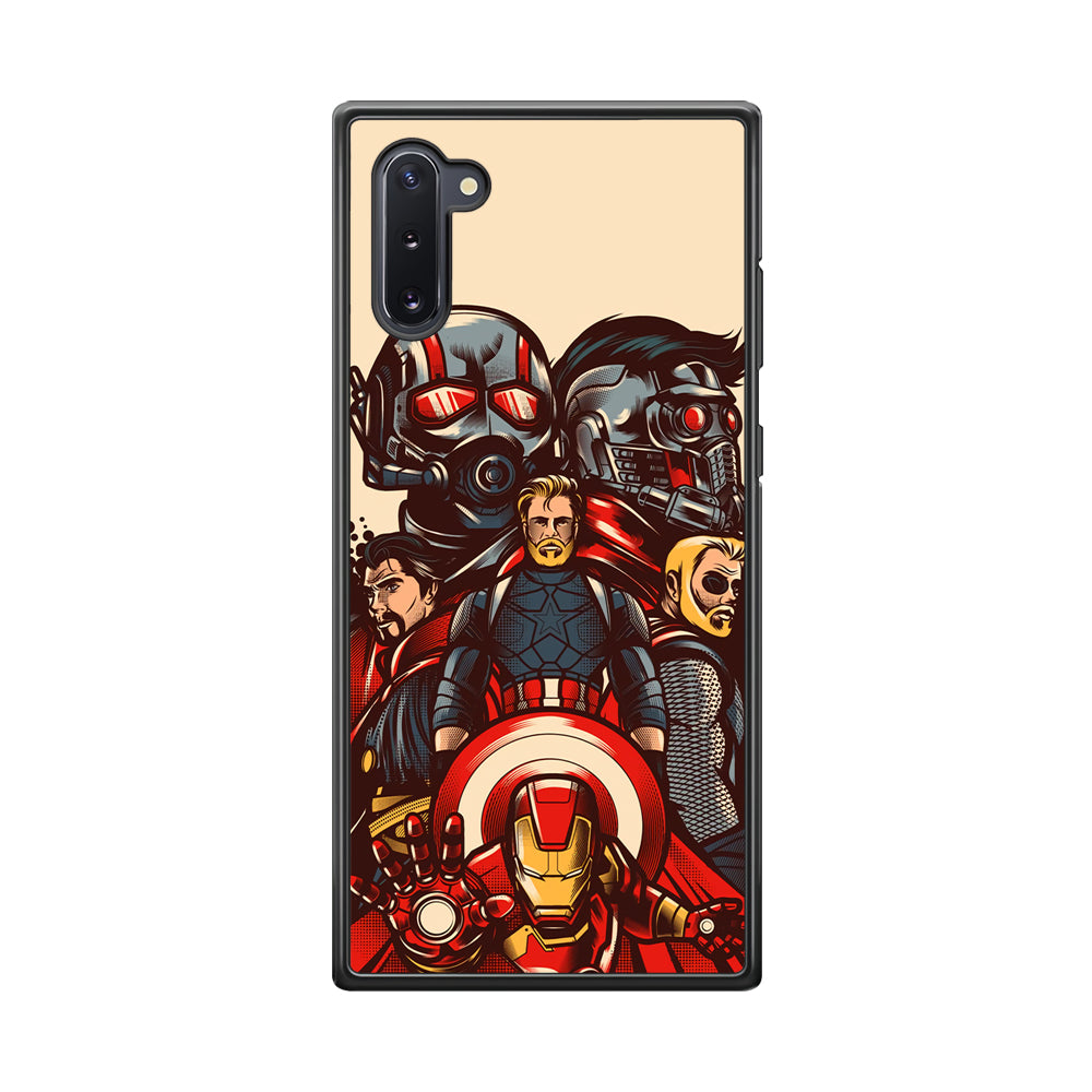 Avenger Ironman and Team Samsung Galaxy Note 10 Case