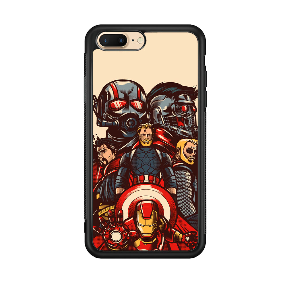 Avenger Ironman and Team iPhone 8 Plus Case