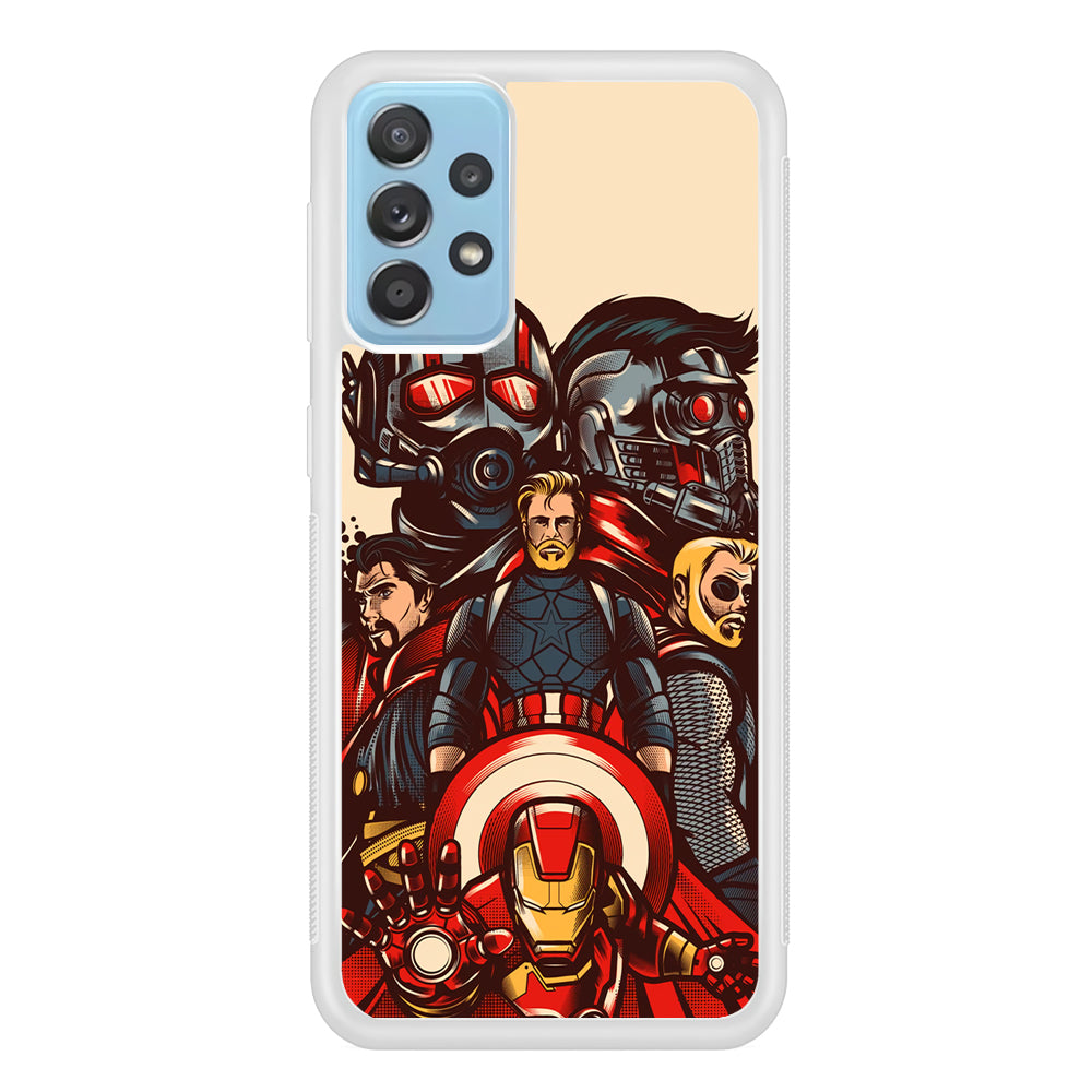 Avenger Ironman and Team Samsung Galaxy A52 Case