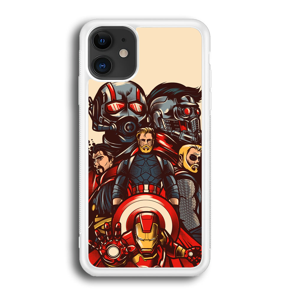 Avenger Ironman and Team iPhone 12 Case