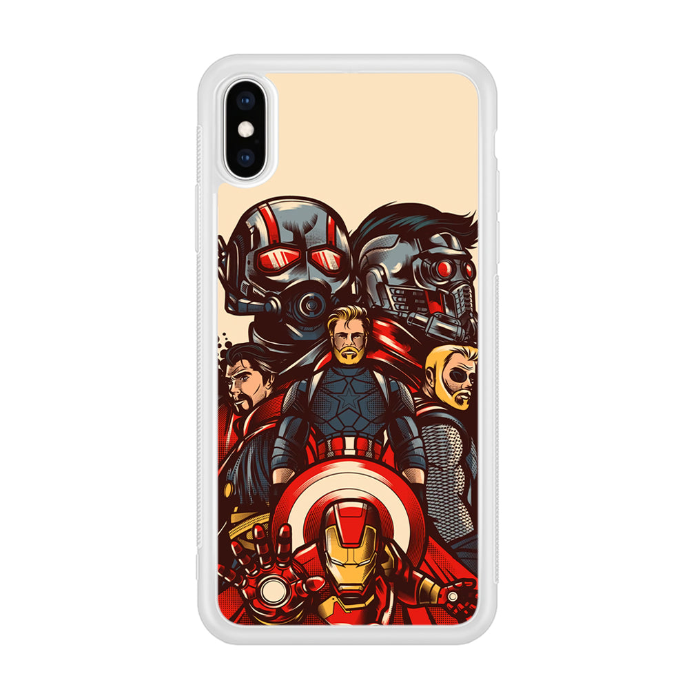 Avenger Ironman and Team iPhone XS Case