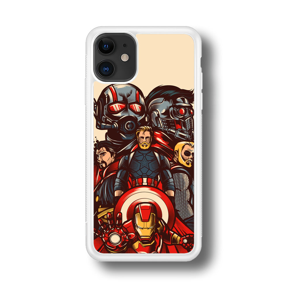 Avenger Ironman and Team iPhone 11 Case