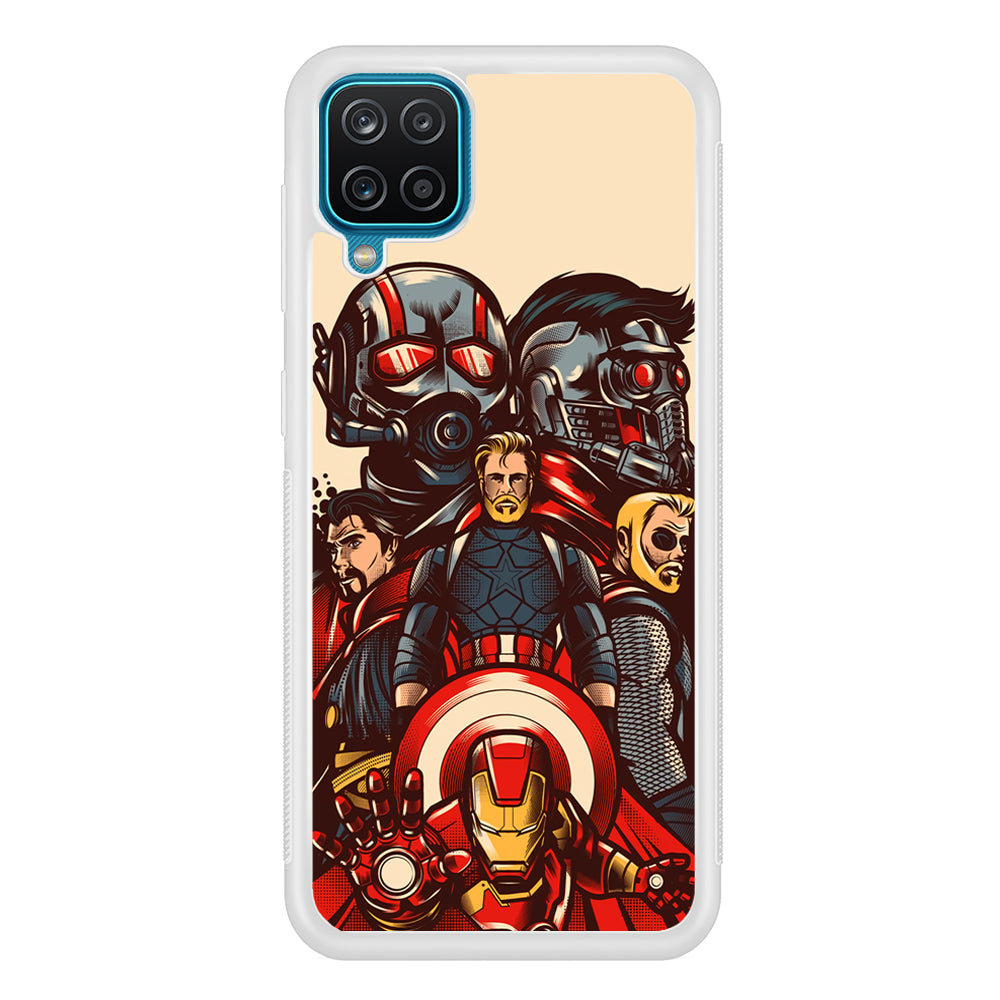 Avenger Ironman and Team Samsung Galaxy A12 Case