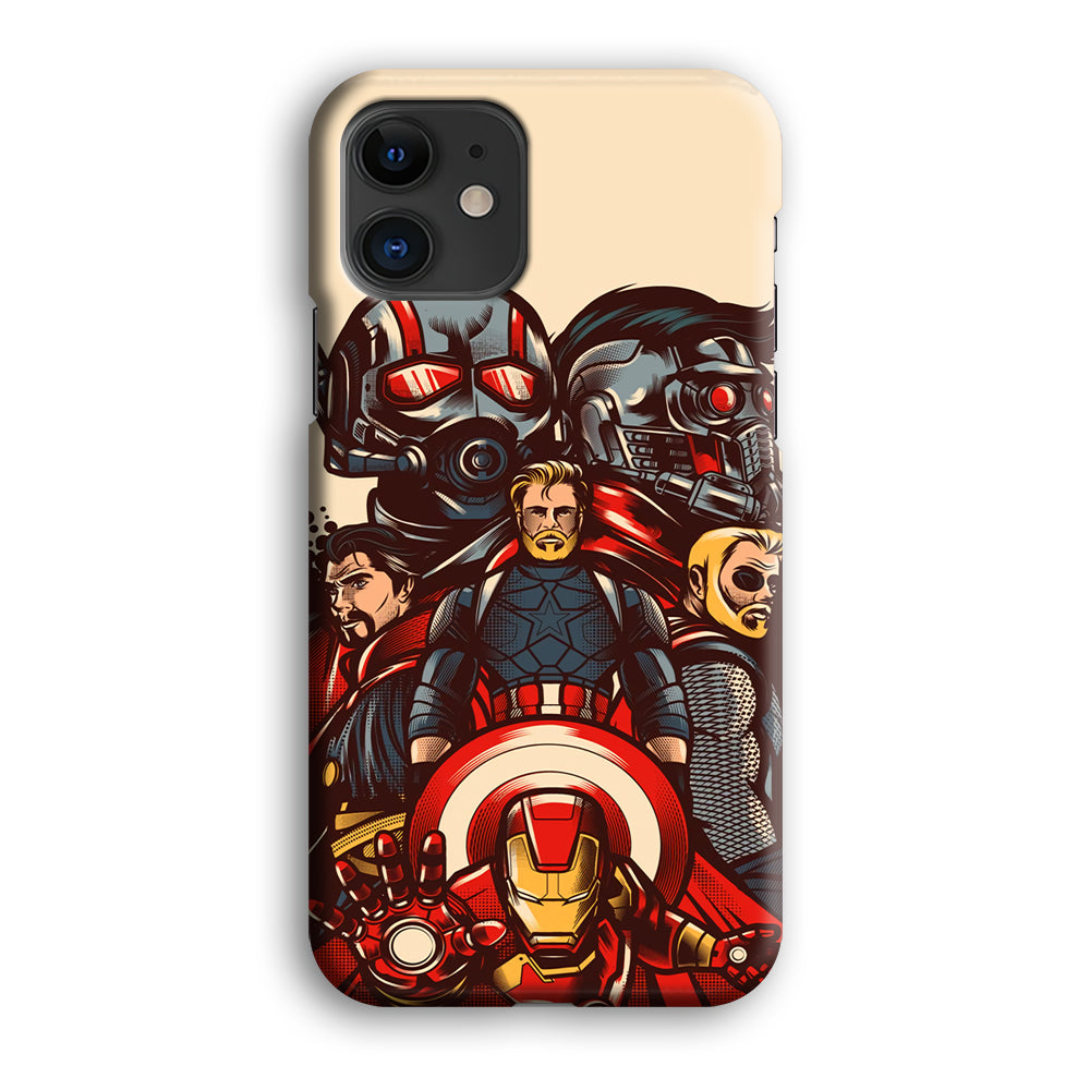 Avenger Ironman and Team iPhone 12 Case