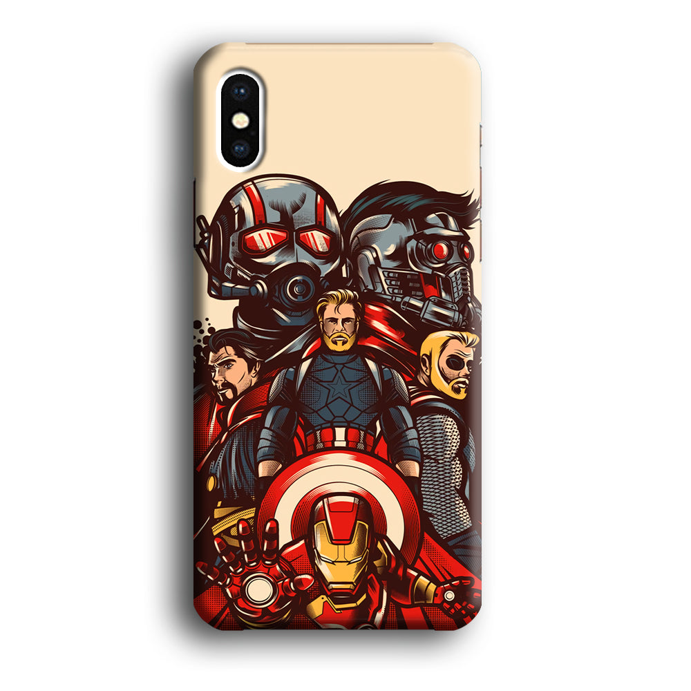 Avenger Ironman and Team iPhone X Case