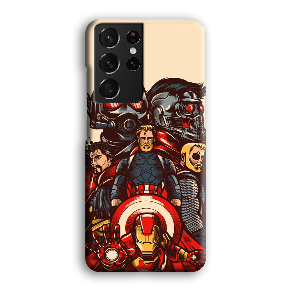 Avenger Ironman and Team Samsung Galaxy S21 Ultra Case