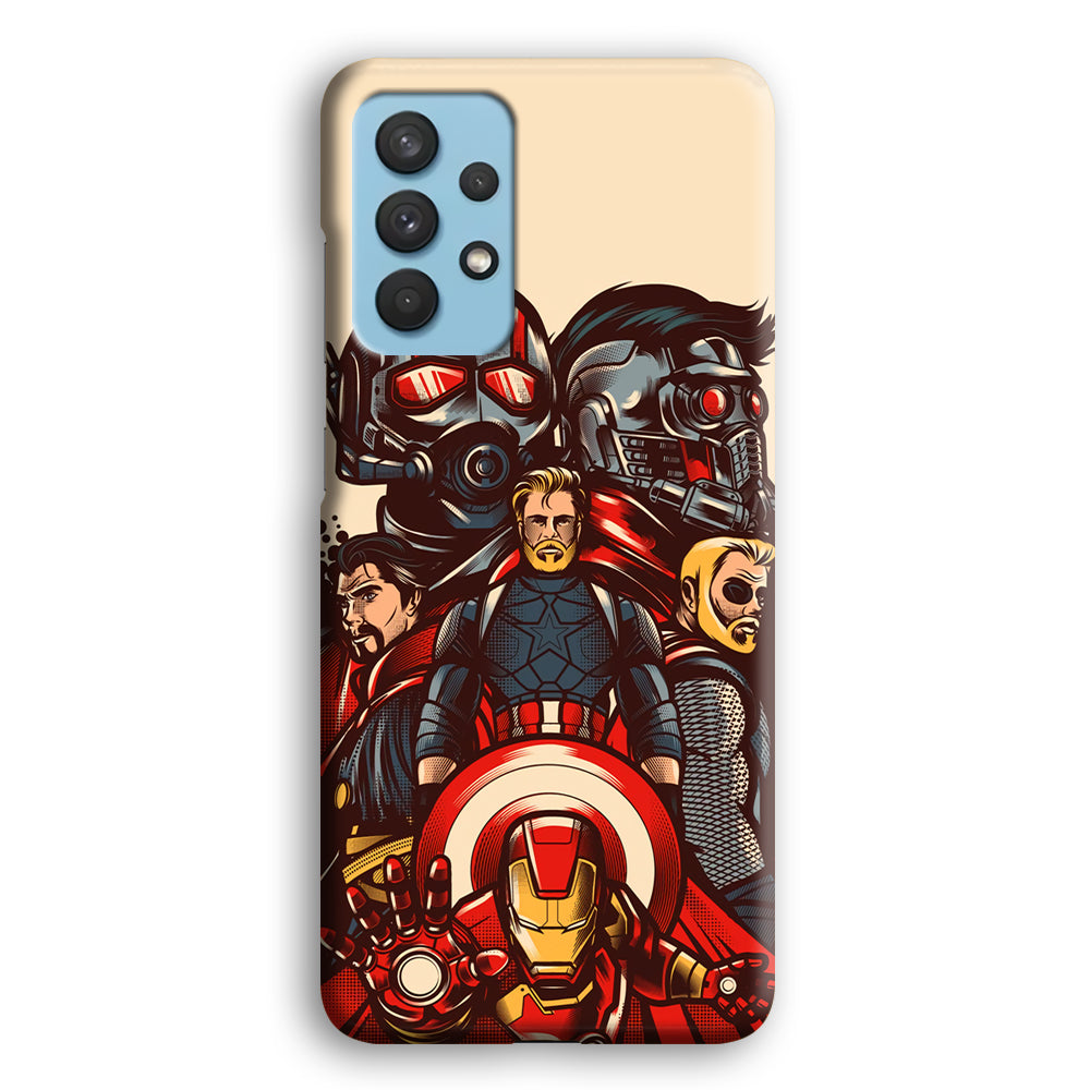 Avenger Ironman and Team Samsung Galaxy A32 Case