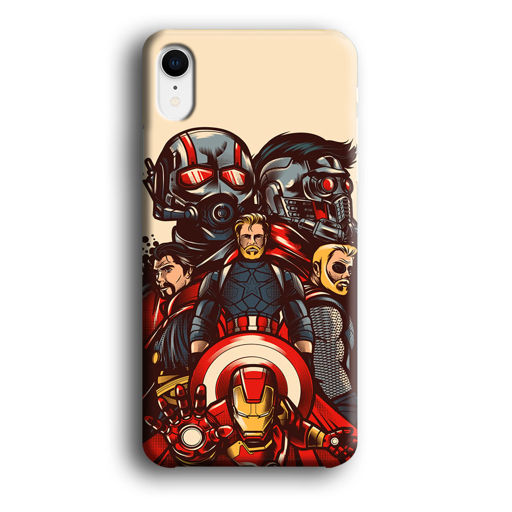 Avenger Ironman and Team iPhone XR Case