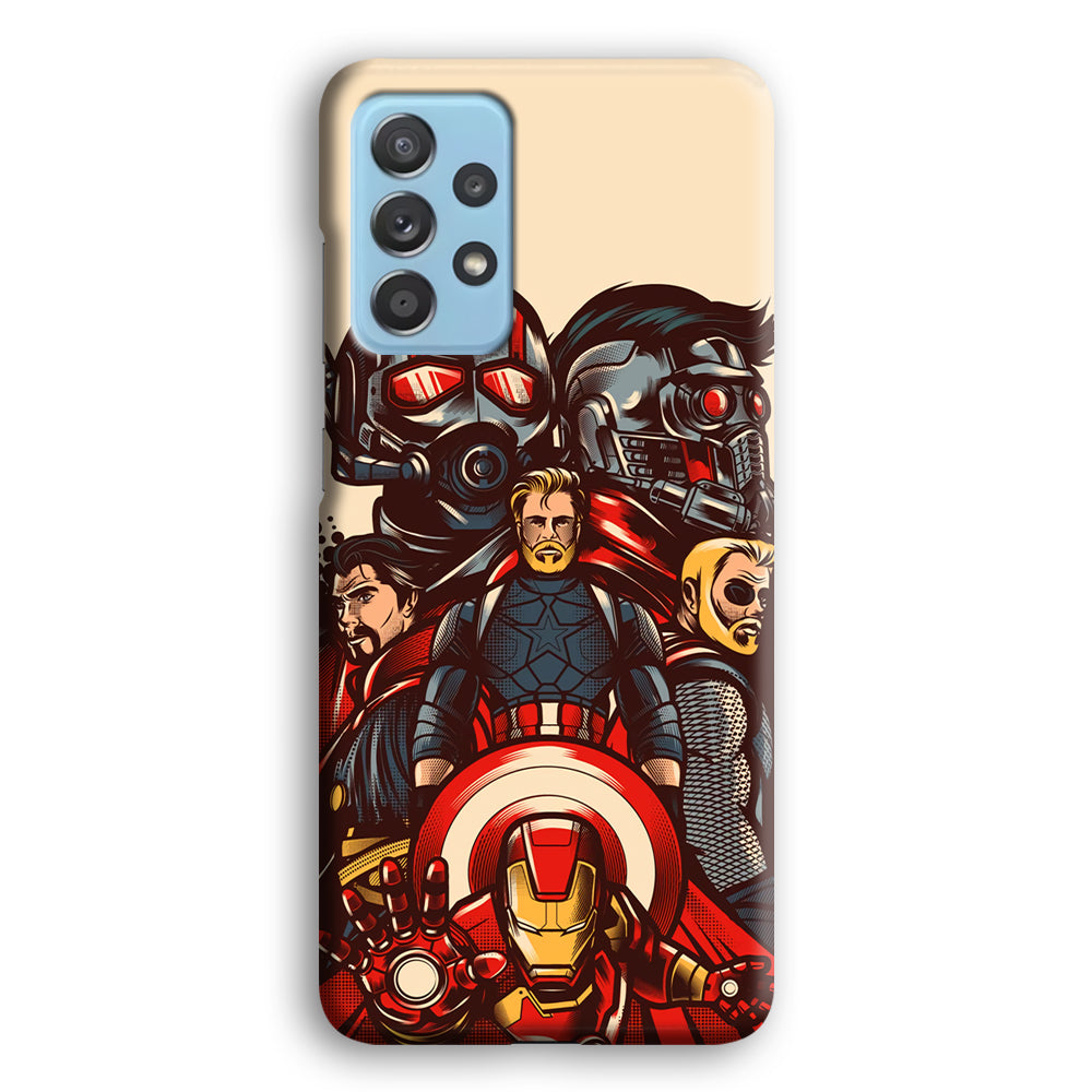 Avenger Ironman and Team Samsung Galaxy A72 Case