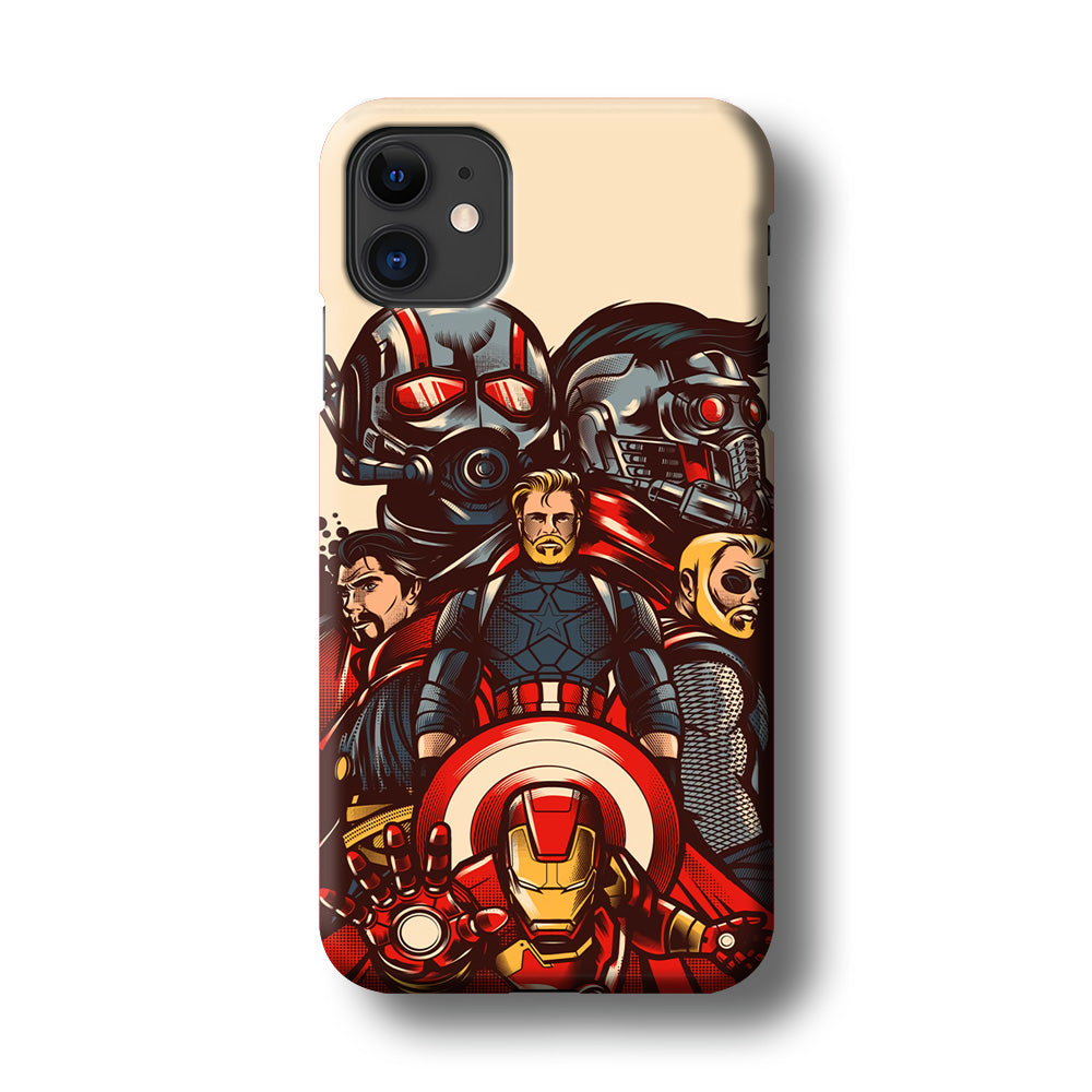 Avenger Ironman and Team iPhone 11 Case