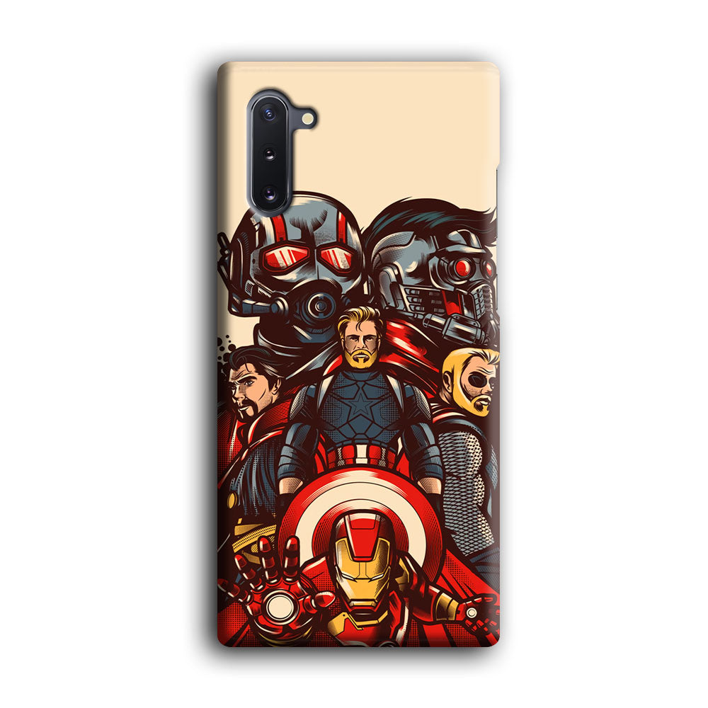 Avenger Ironman and Team Samsung Galaxy Note 10 Case