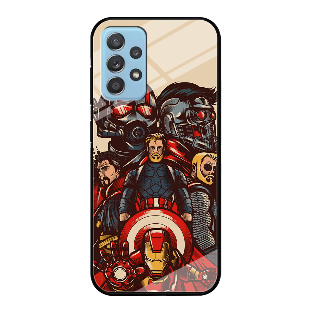 Avenger Ironman and Team Samsung Galaxy A72 Case