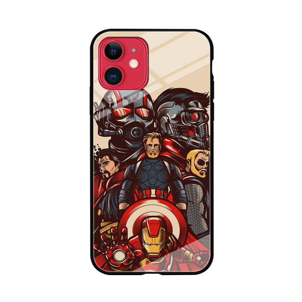 Avenger Ironman and Team iPhone 11 Case