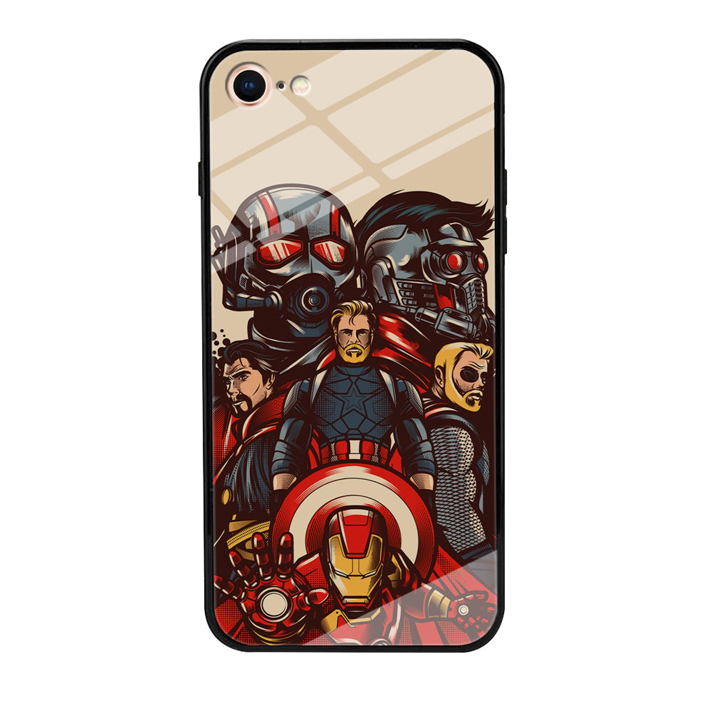 Avenger Ironman and Team iPhone 8 Case
