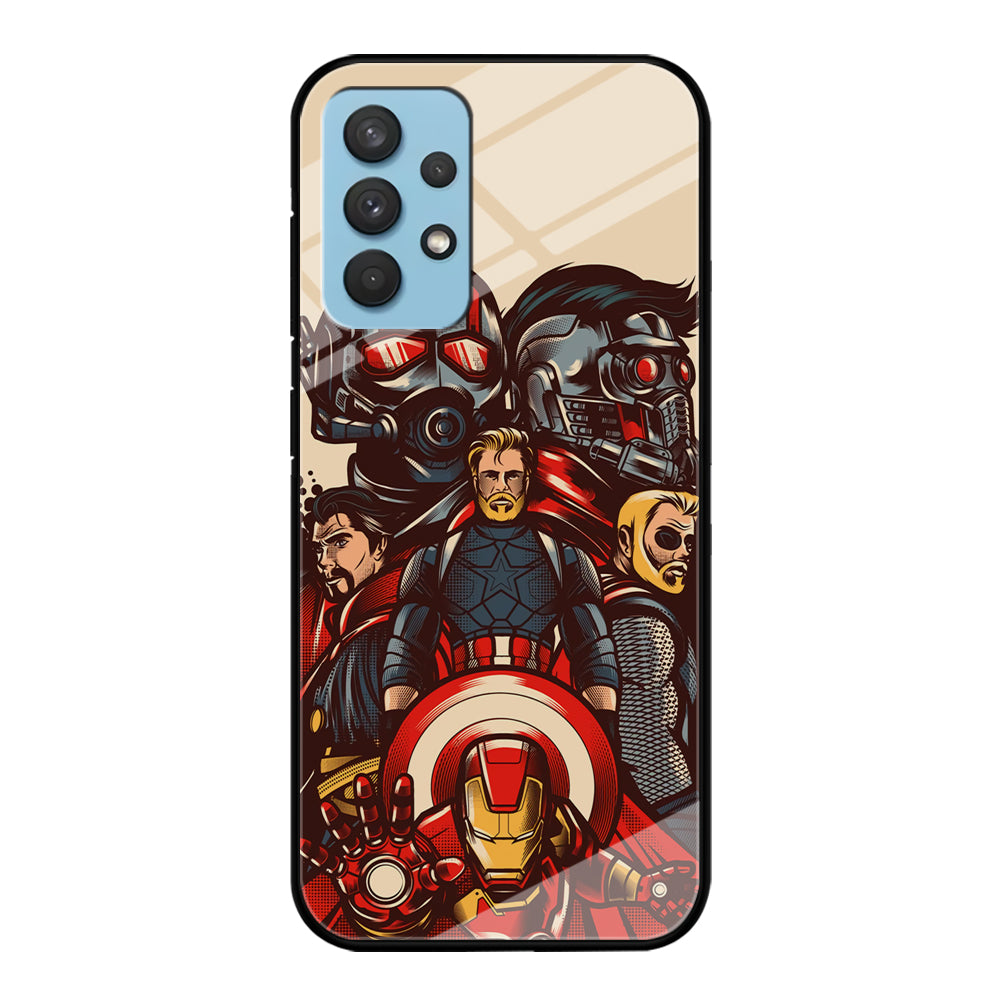 Avenger Ironman and Team Samsung Galaxy A32 Case