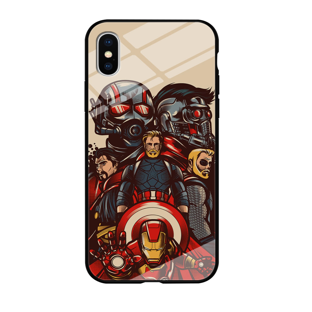 Avenger Ironman and Team iPhone XS Case