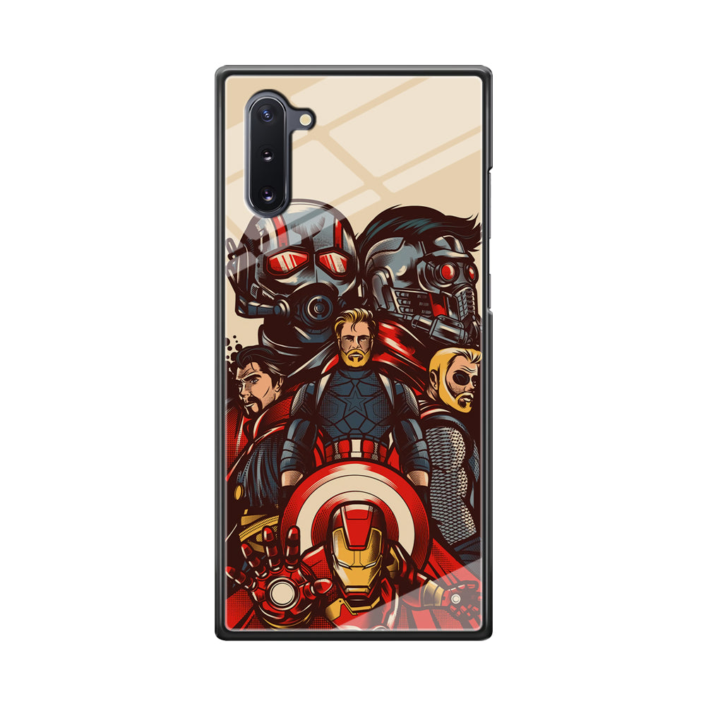 Avenger Ironman and Team Samsung Galaxy Note 10 Case