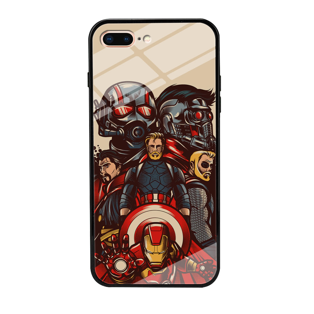 Avenger Ironman and Team iPhone 8 Plus Case