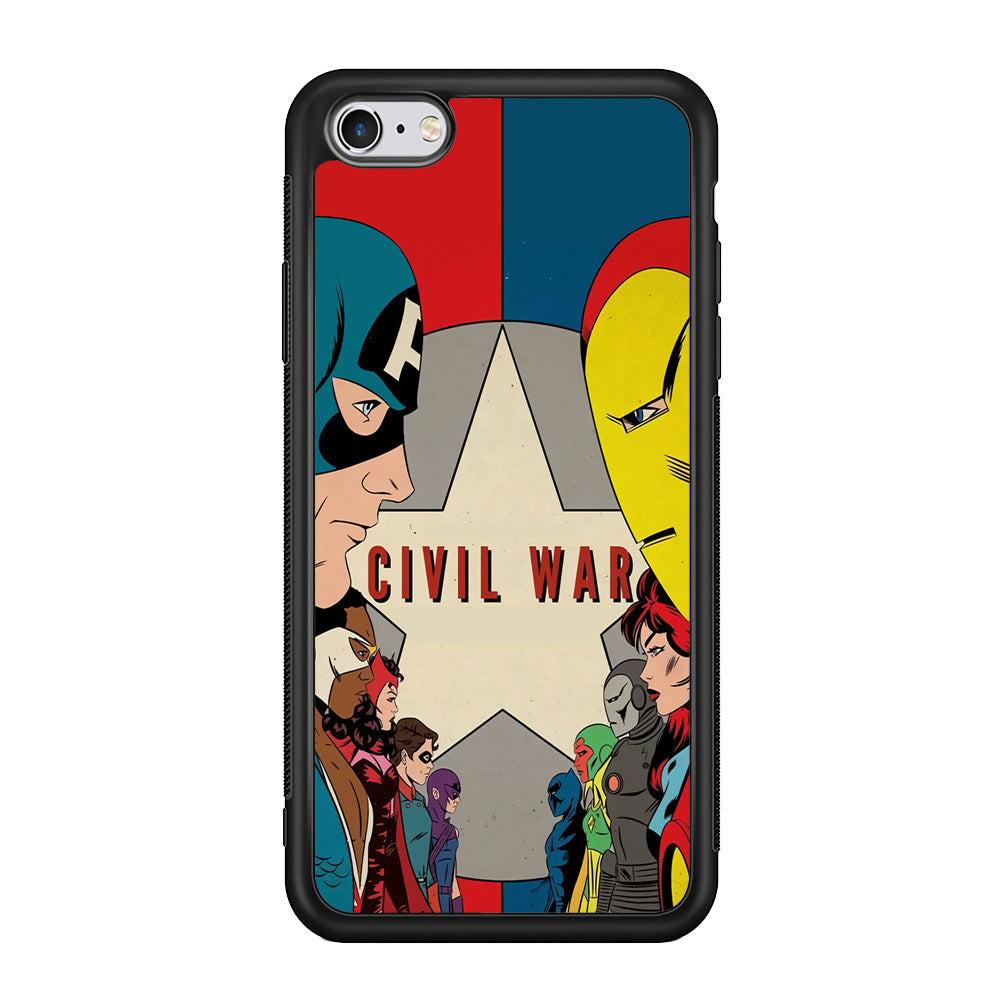 Avengers Civil War Comic iPhone 6 | 6s Case