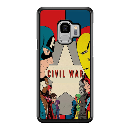 Avengers Civil War Comic Samsung Galaxy S9 Case
