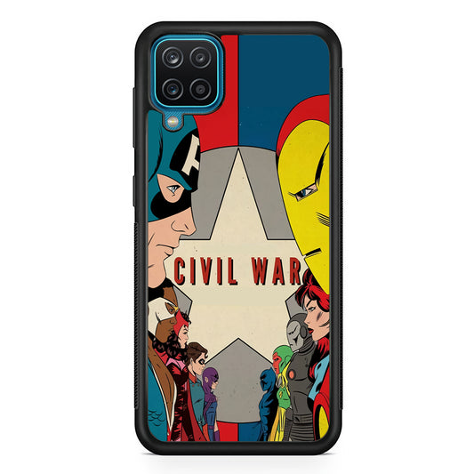 Avengers Civil War Comic Samsung Galaxy A12 Case