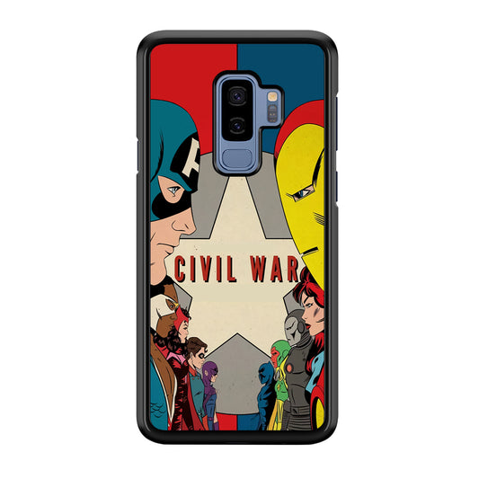 Avengers Civil War Comic Samsung Galaxy S9 Plus Case
