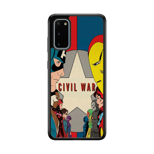 Avengers Civil War Comic Samsung Galaxy S20 Case