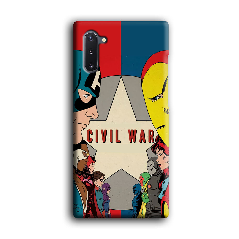 Avengers Civil War Comic Samsung Galaxy Note 10 Case