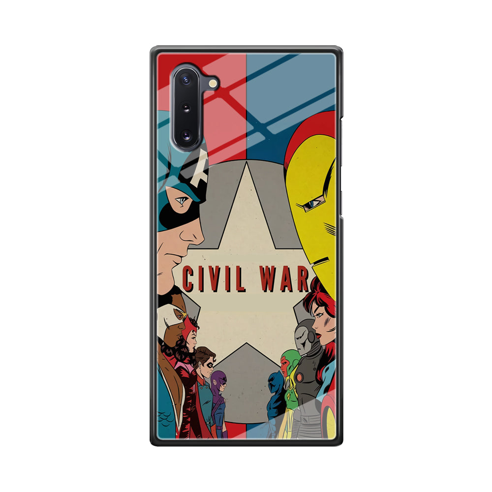 Avengers Civil War Comic Samsung Galaxy Note 10 Case