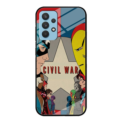 Avengers Civil War Comic Samsung Galaxy A32 Case