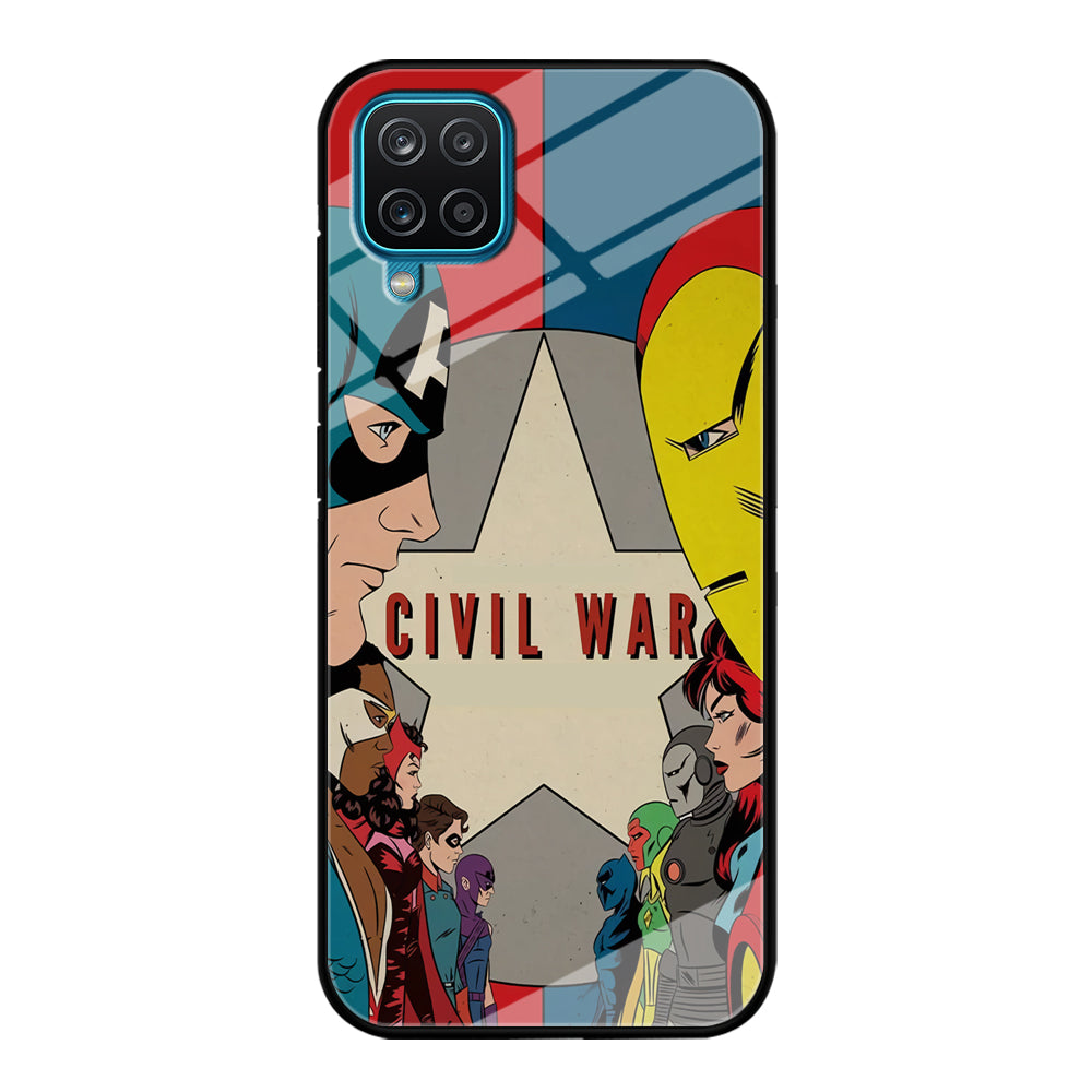 Avengers Civil War Comic Samsung Galaxy A12 Case