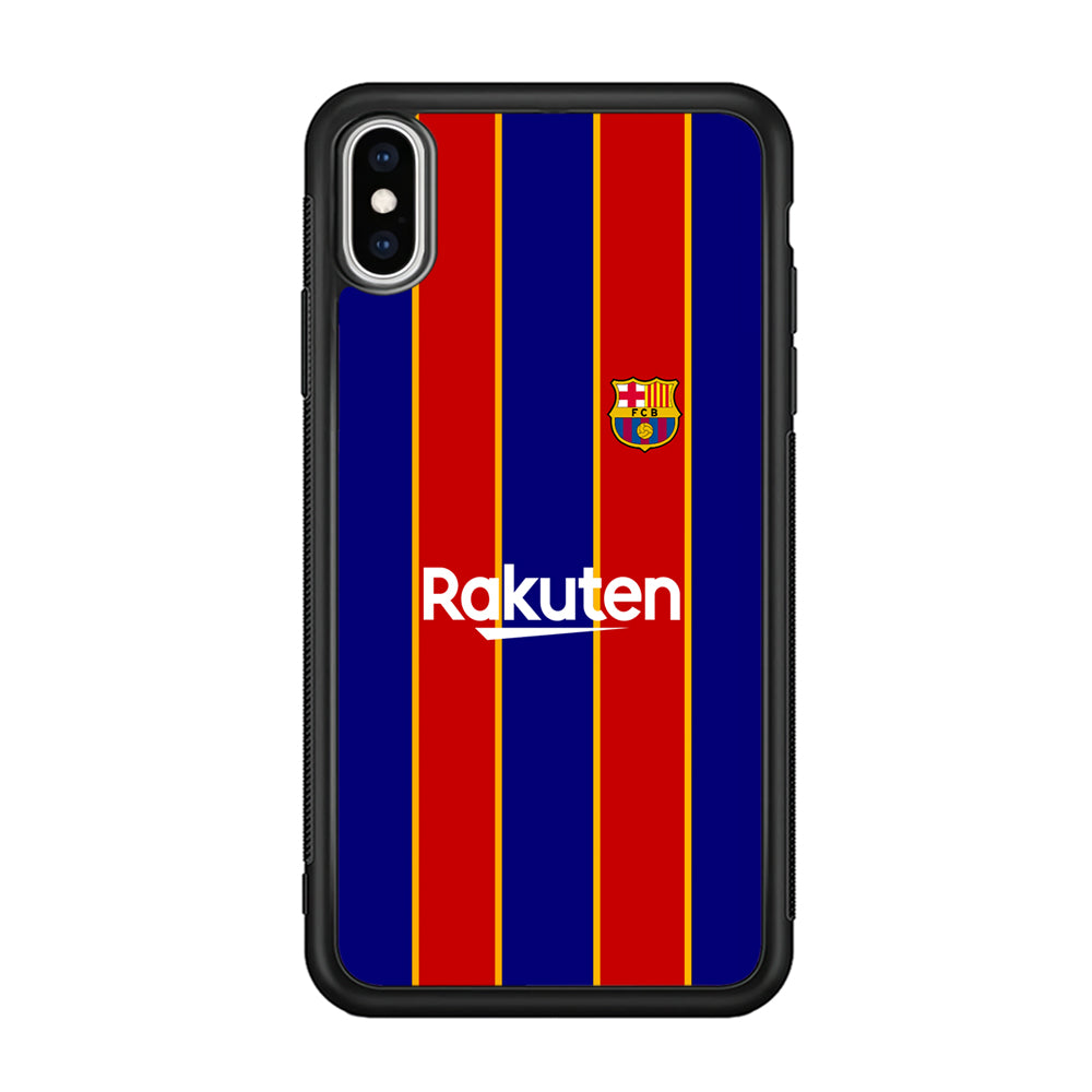 Barcelona FC 2022 Jersey Version iPhone X Case