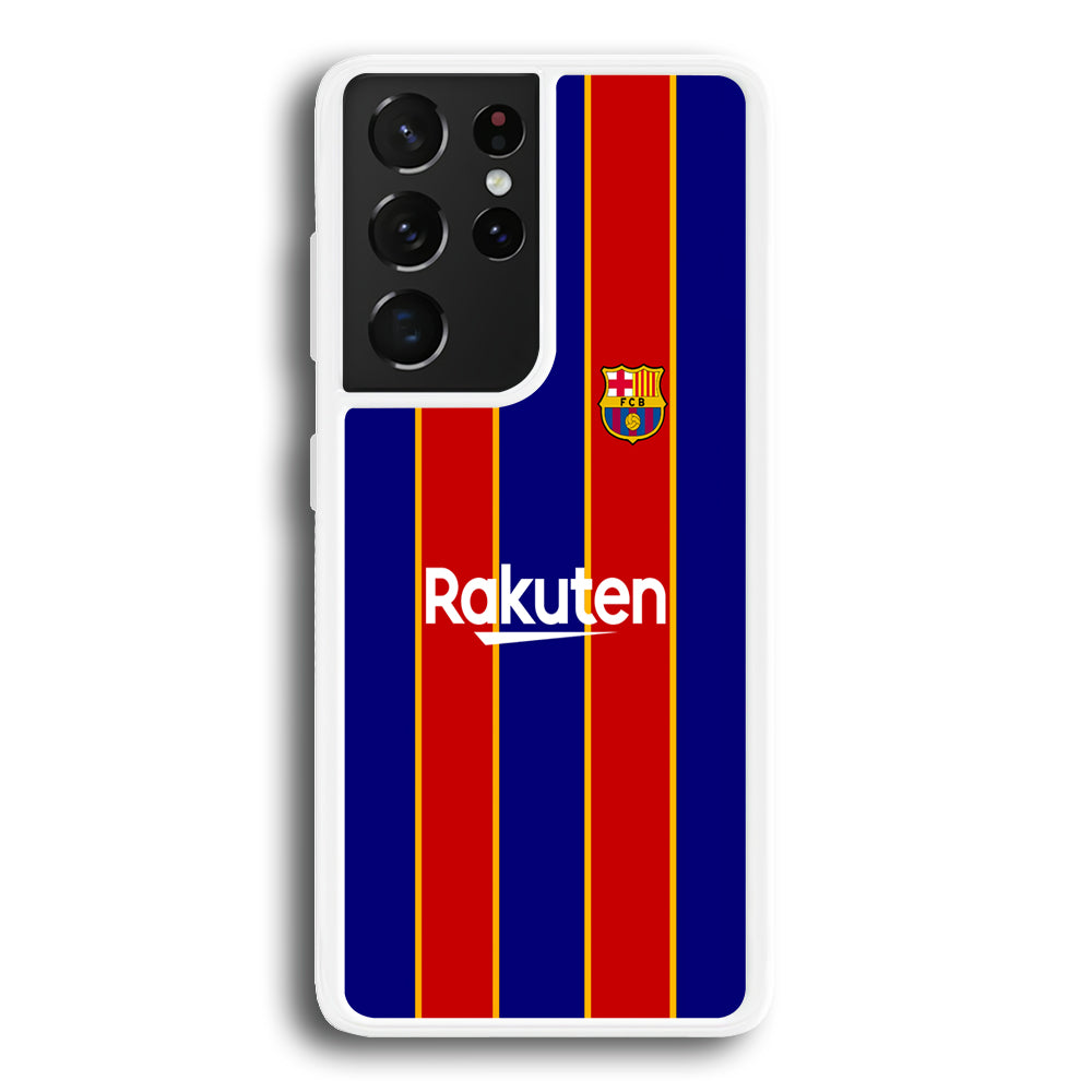 Barcelona FC 2022 Jersey Version Samsung Galaxy S21 Ultra Case