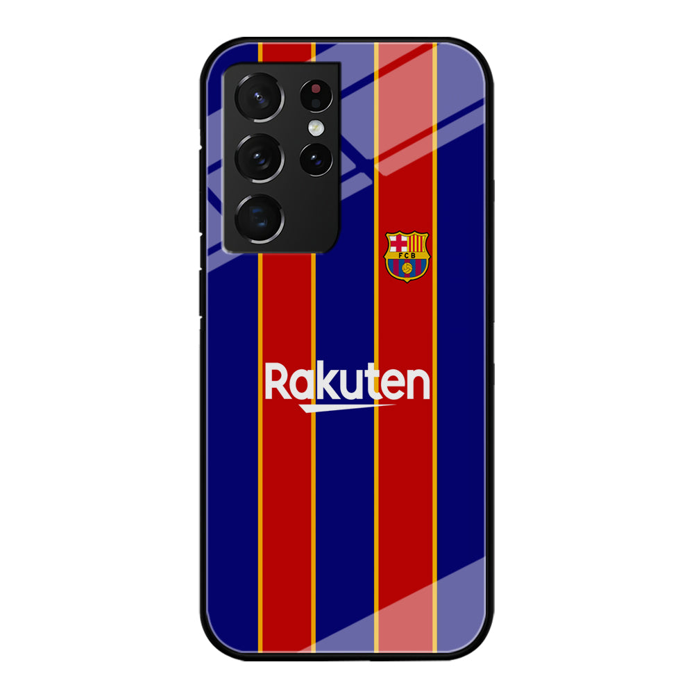 Barcelona FC 2022 Jersey Version Samsung Galaxy S21 Ultra Case