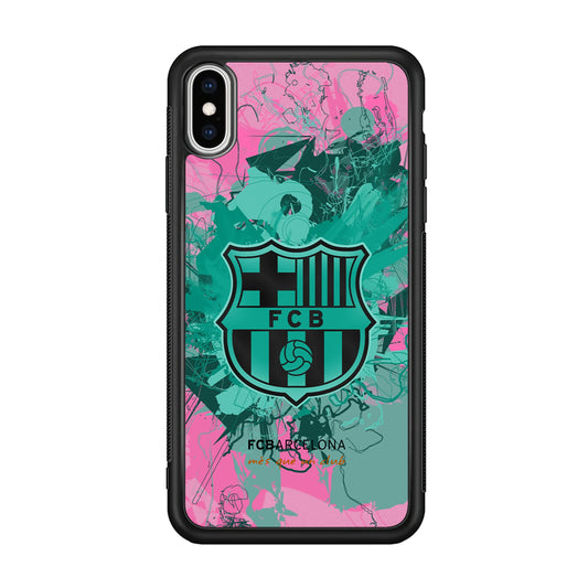 Barcelona FC Spark of Victory iPhone X Case