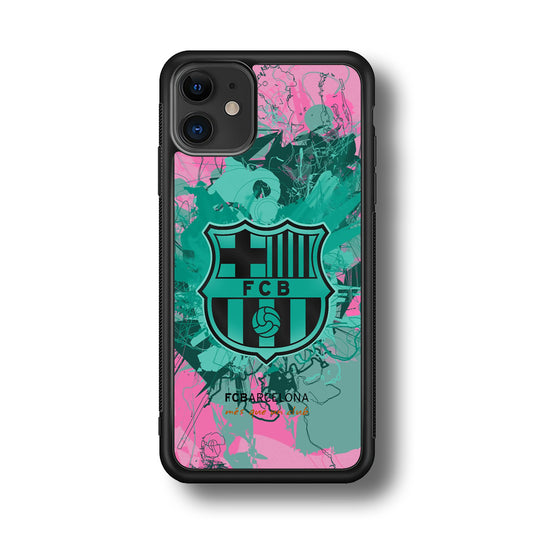 Barcelona FC Spark of Victory iPhone 11 Case