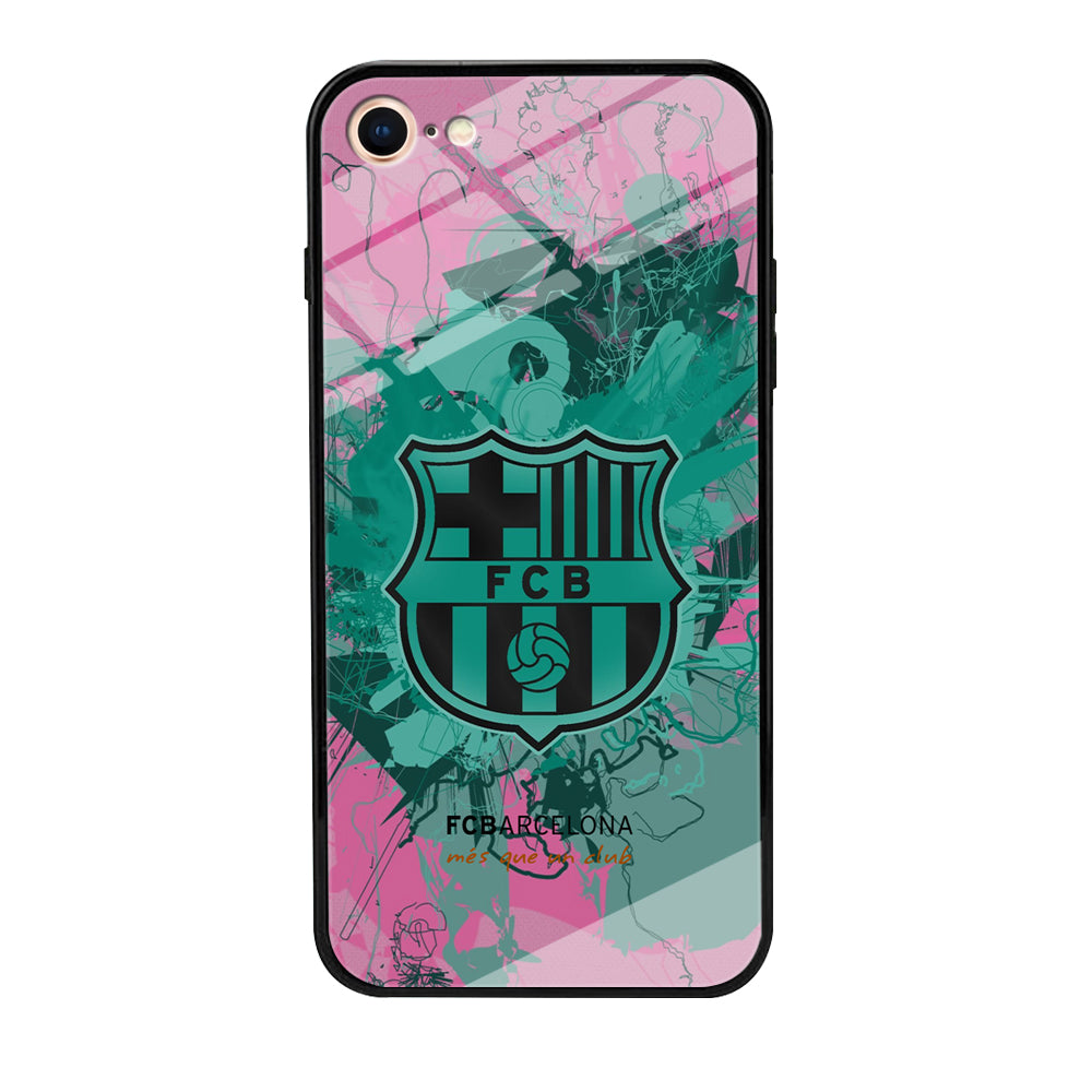 Barcelona FC Spark of Victory iPhone 8 Case