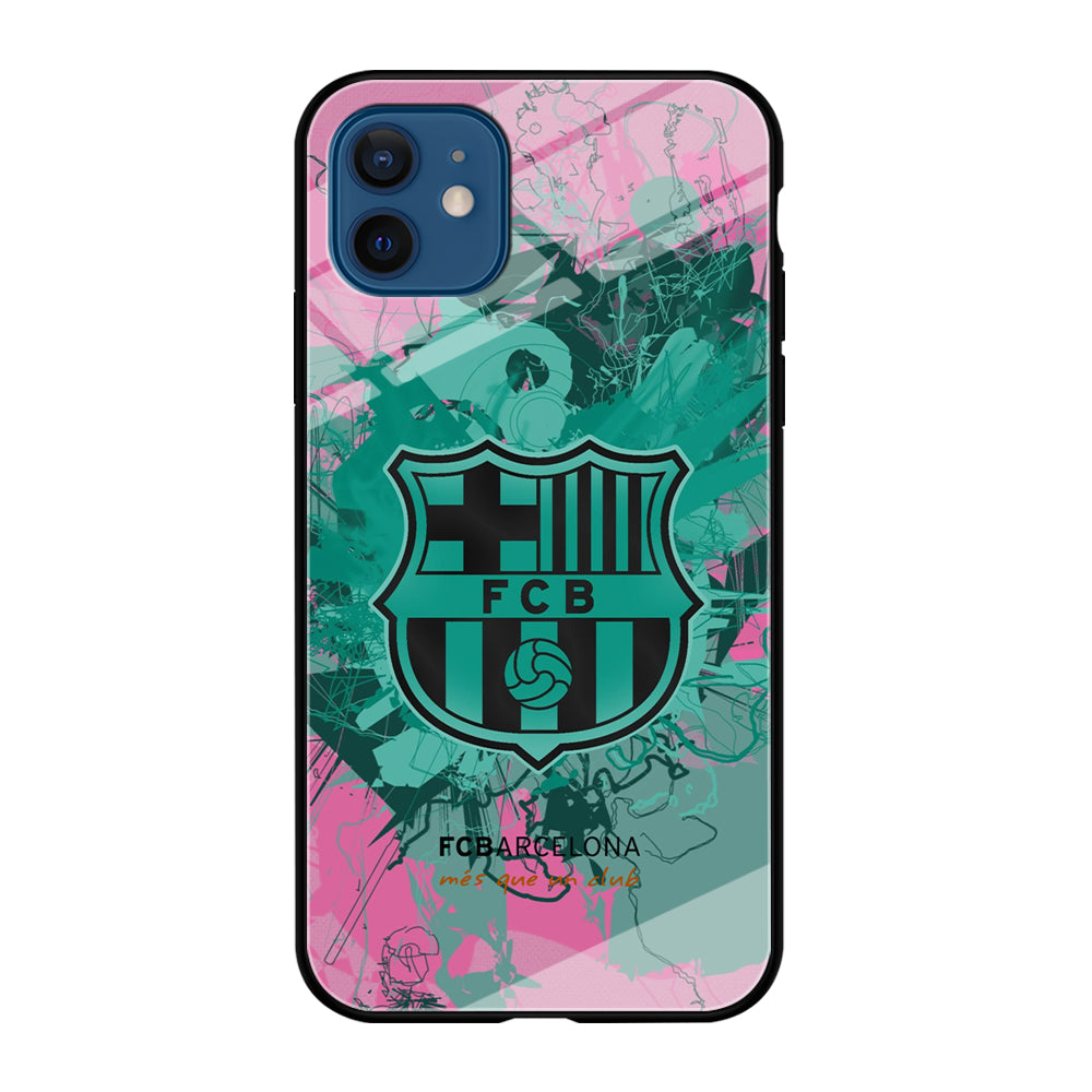 Barcelona FC Spark of Victory iPhone 12 Case