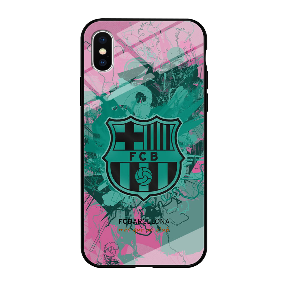 Barcelona FC Spark of Victory iPhone X Case