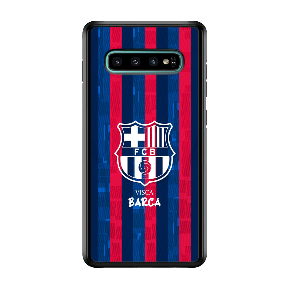 Barcelona FC Visca Barca Samsung Galaxy S10 Case