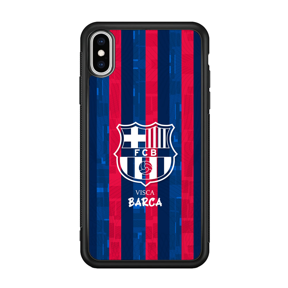 Barcelona FC Visca Barca iPhone X Case