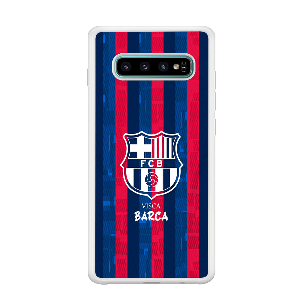 Barcelona FC Visca Barca Samsung Galaxy S10 Case