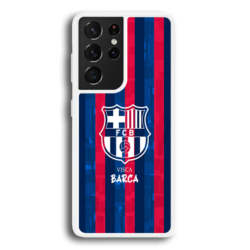 Barcelona FC Visca Barca Samsung Galaxy S21 Ultra Case