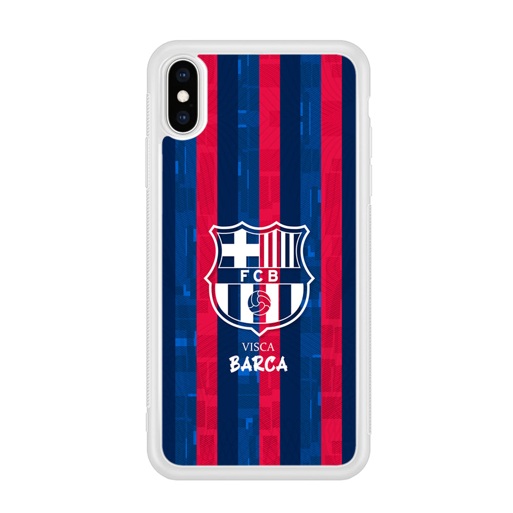 Barcelona FC Visca Barca iPhone X Case