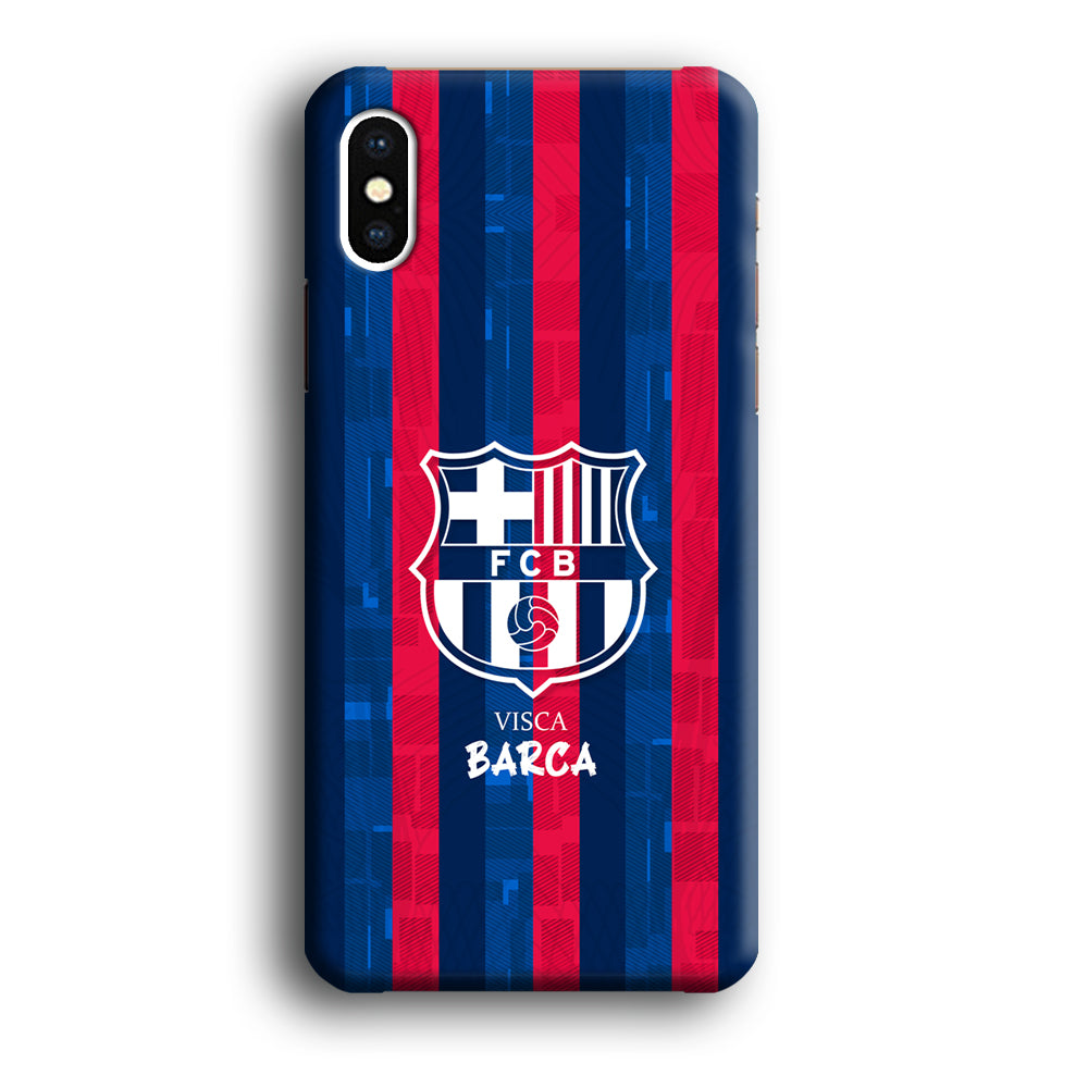 Barcelona FC Visca Barca iPhone X Case