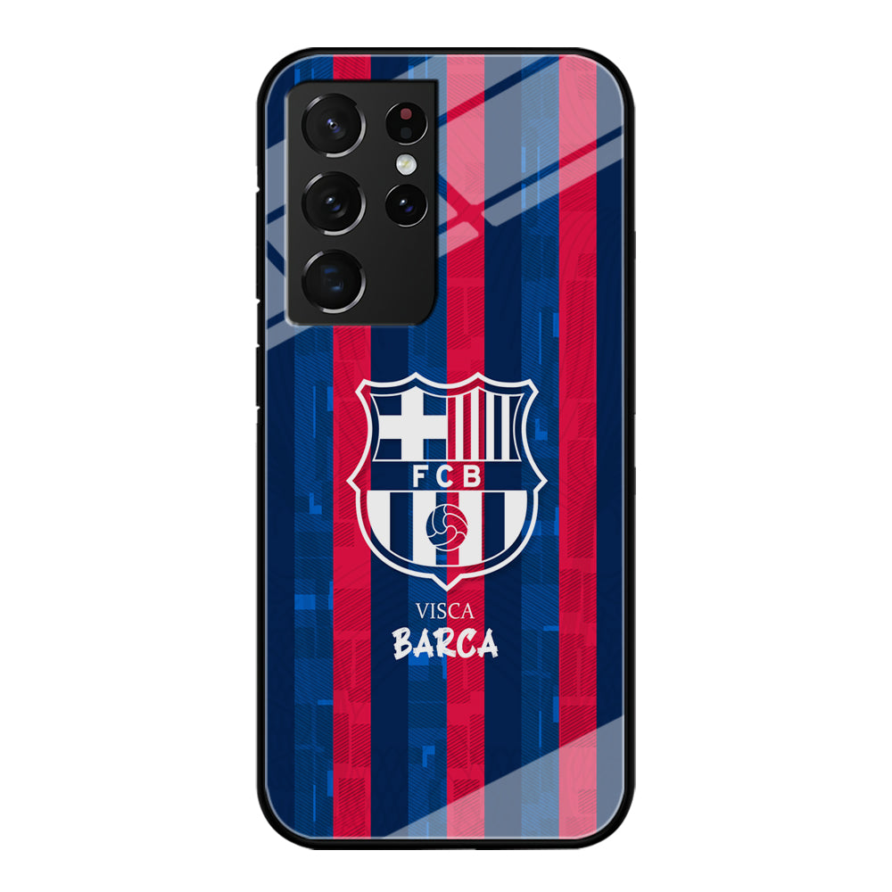 Barcelona FC Visca Barca Samsung Galaxy S21 Ultra Case