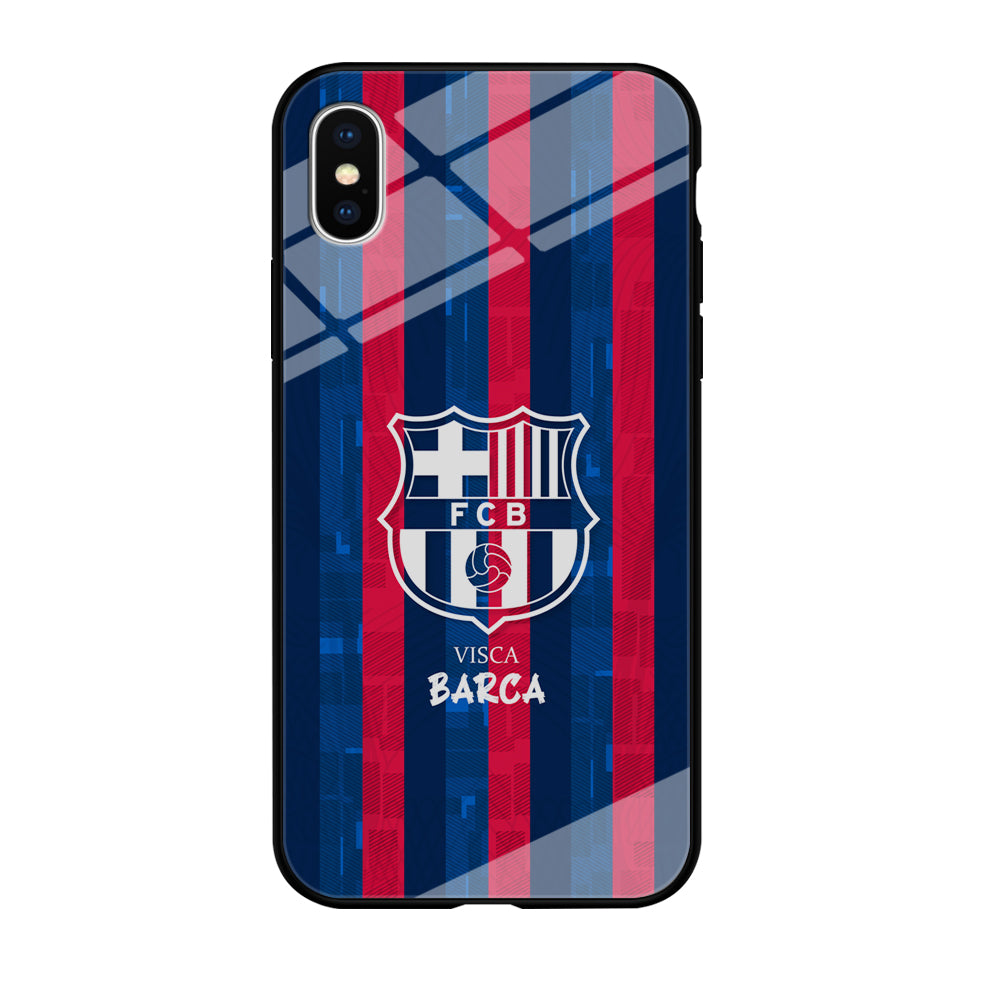 Barcelona FC Visca Barca iPhone X Case