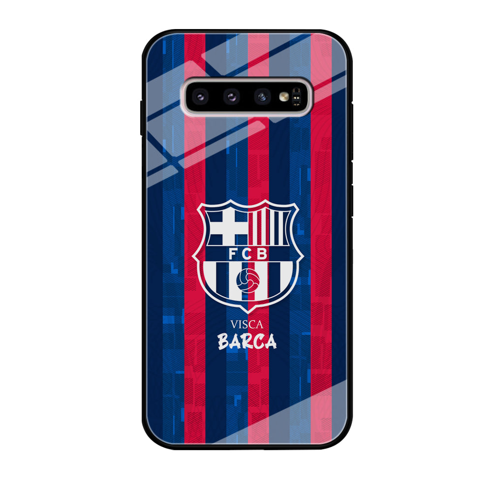 Barcelona FC Visca Barca Samsung Galaxy S10 Case