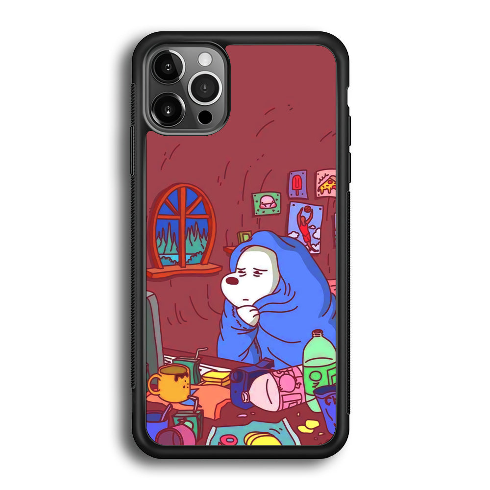 Bare Bear Ice Wacth Film iPhone 12 Pro Max Case